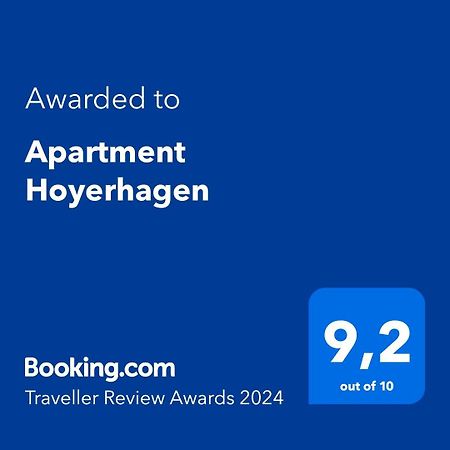 Apartment Hoyerhagen מראה חיצוני תמונה